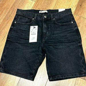 New Zara black jeans short fit